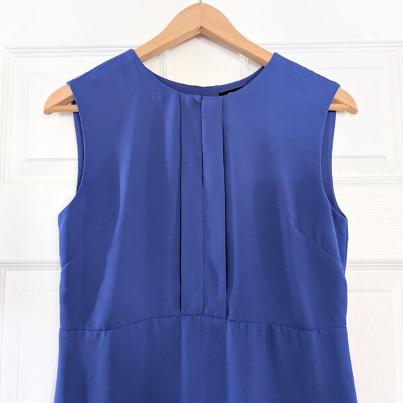RW&CO peplum keyhole sleeveless top blue size XS - Picture 2 of 16